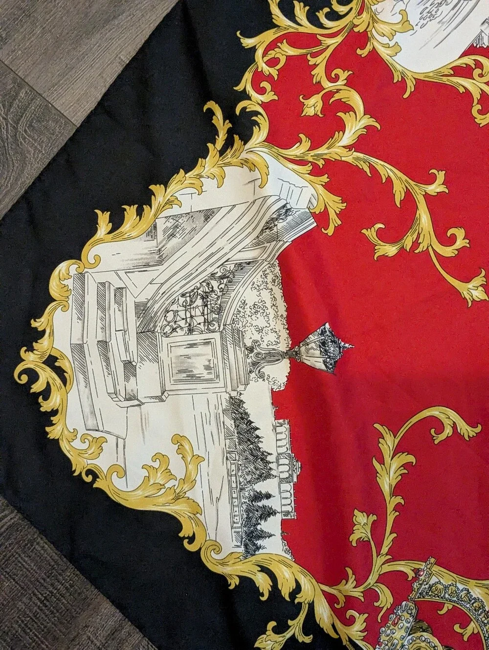 STRIESSNIG WIEN Vintage 'KAISERIN ELISABETH von OSTERREICH' SCARF